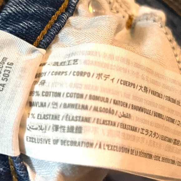 3/$30 ABERCROMBIE & FITCH THE ANKLE STRAIGHT ULTRA HIGH RISE  DISTRESSED 27 / 4R - Picture 15 of 16